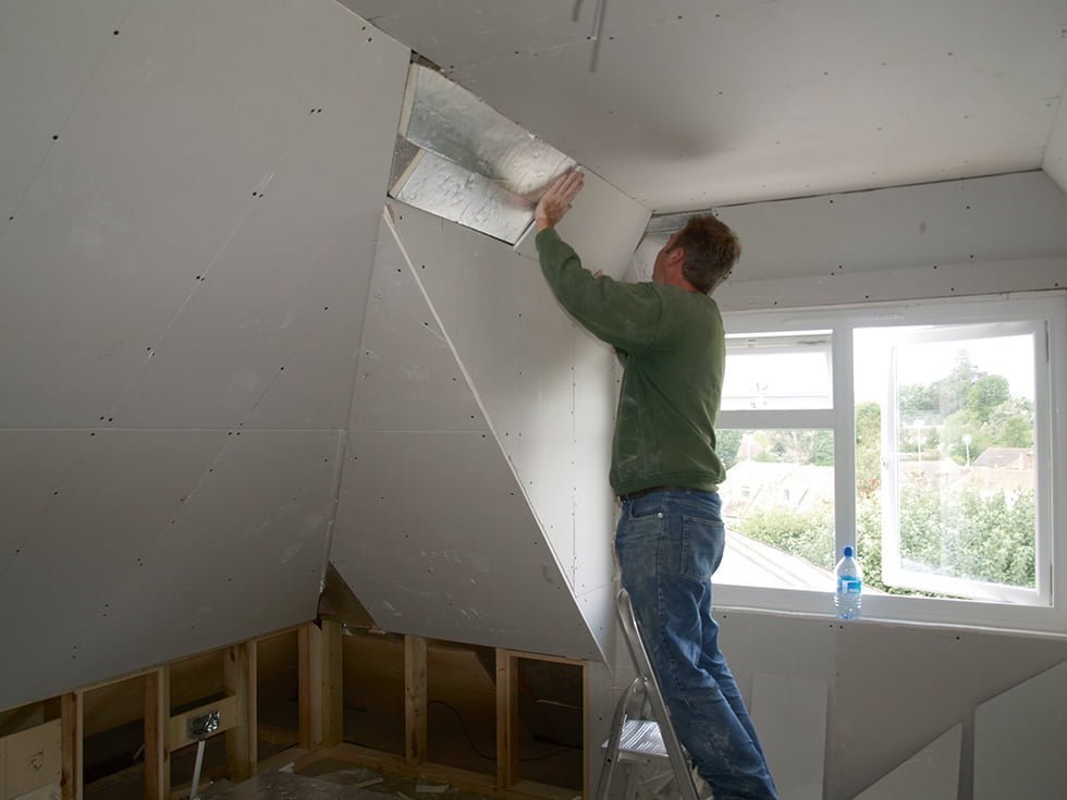 Walls are plasterboarded and architrave/skirting fitted