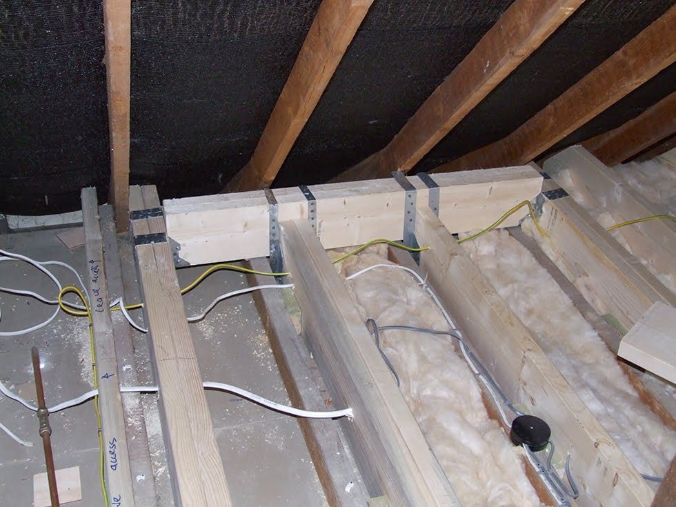 New floor joists fitted