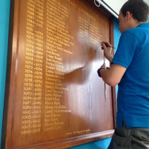 adding name to existing honours board 500x500