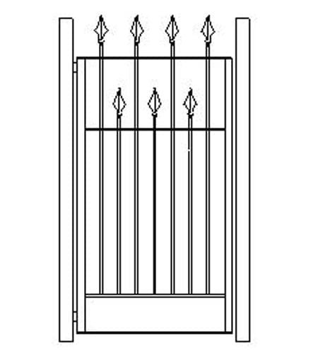 pedestrian gates icgg16 1800