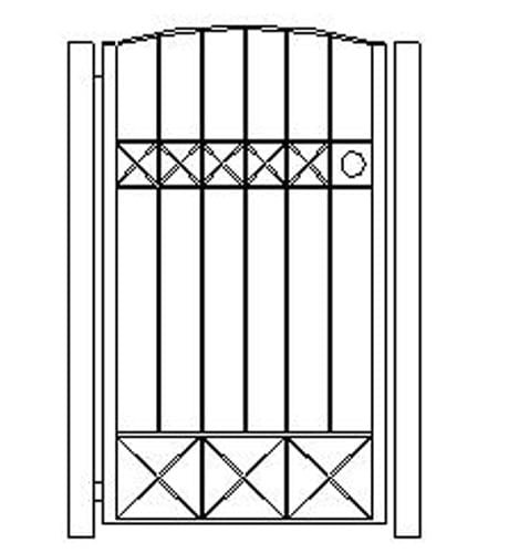 pedestrian gates icgg18 1500