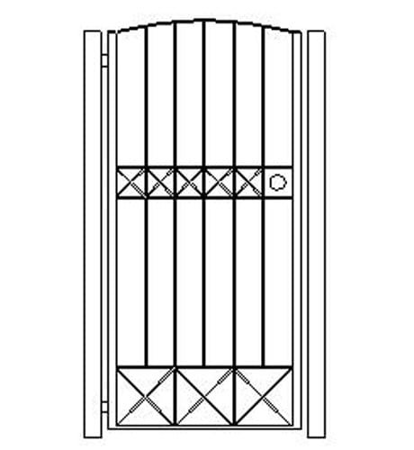 pedestrian gates icgg18 1800