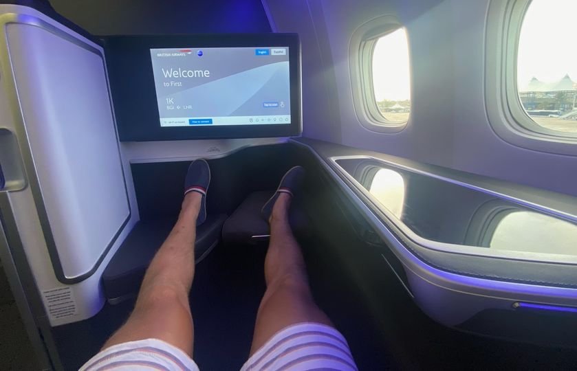 Review: British Airways’ new Boeing 777-300ER first class suites 6 There's still plenty of room to stretch out in BA's Boeing 777 First.. George Budd