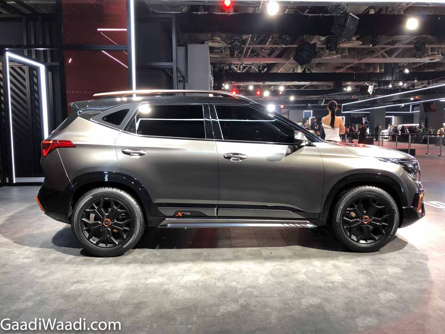 2021 Kia Seltos X-Line Officially Teased In India; Launch Soon 3 Kia X-Line Concept 2020 Auto Expo