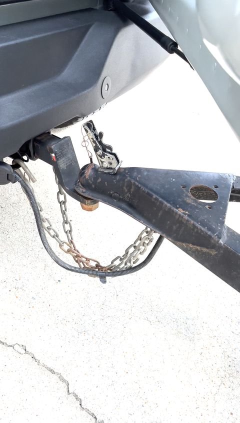 Living With The New Ford Bronco 7 bronco tailgate open with trailer hitched up