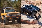 How the numbers stack up between the 2021 Ford Bronco and Jeep Wrangler