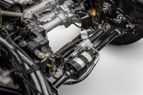 The disconnectable front sway bar in the 2021 Ford Bronco Badlands