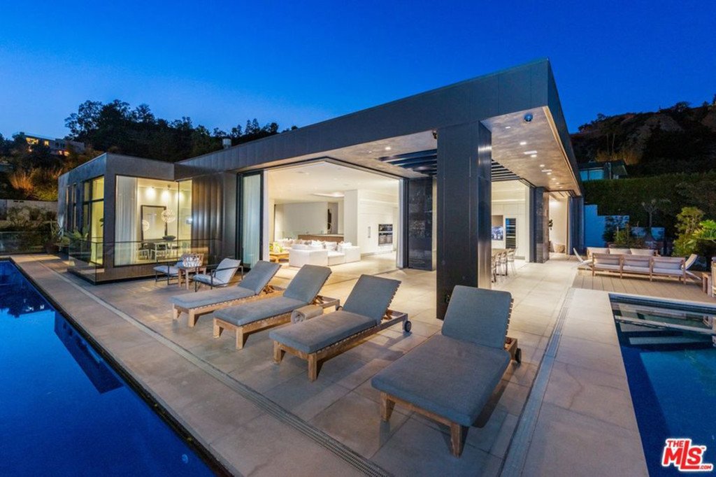 The property's taxes are currently delinquent, according to the Los Angeles assessor's office. 