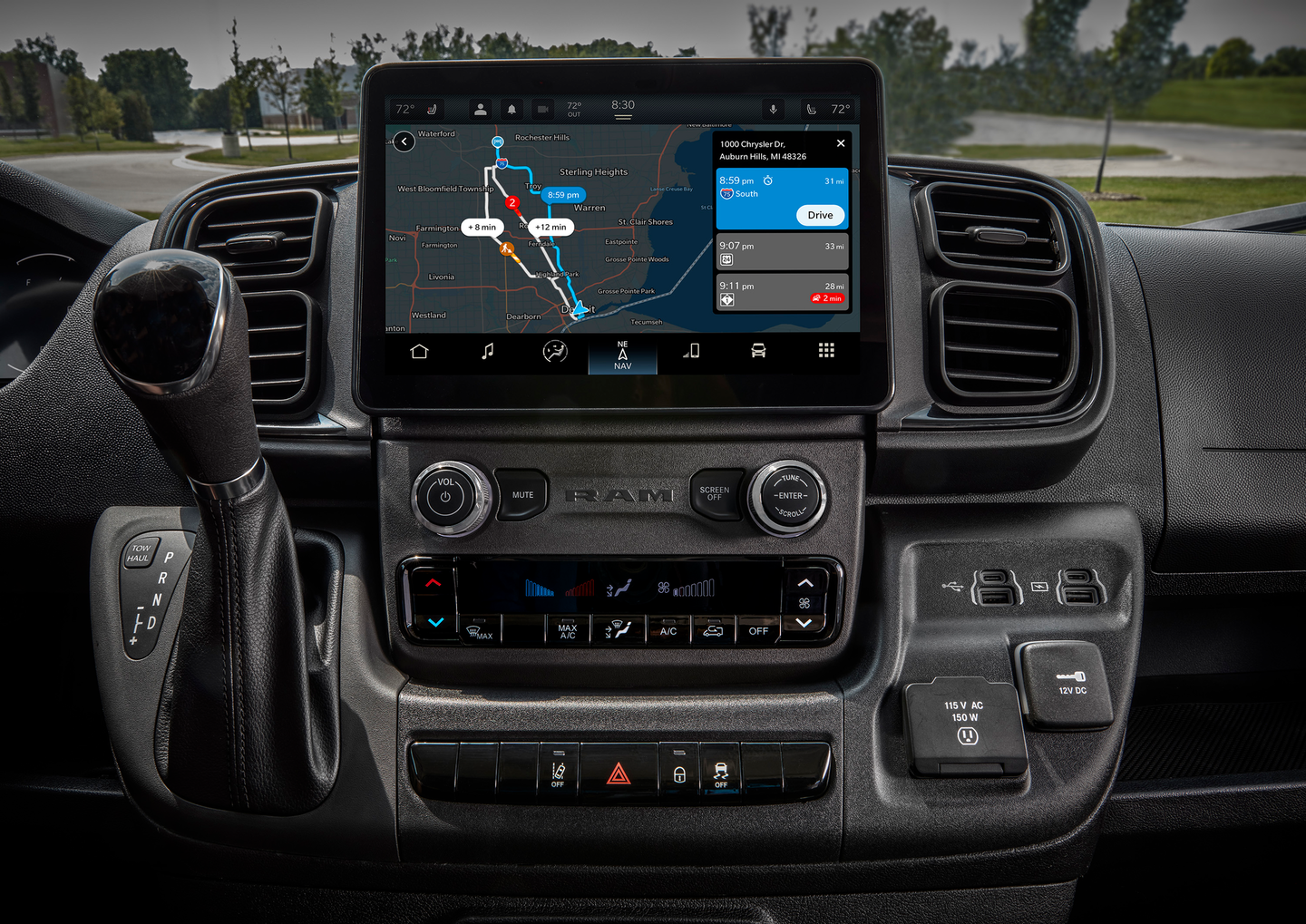 Promaster infotrainment system