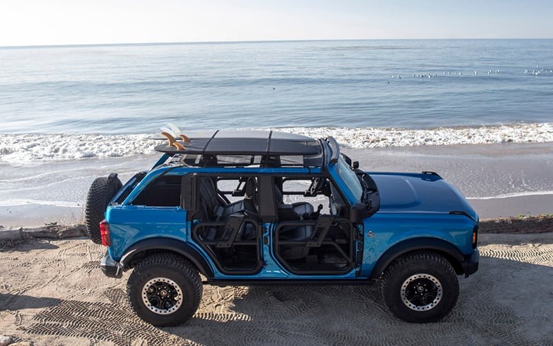 Ford Bronco Riptide on the beach