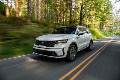 New 2022 Kia Sorento PHEV joins popular SUV model range.