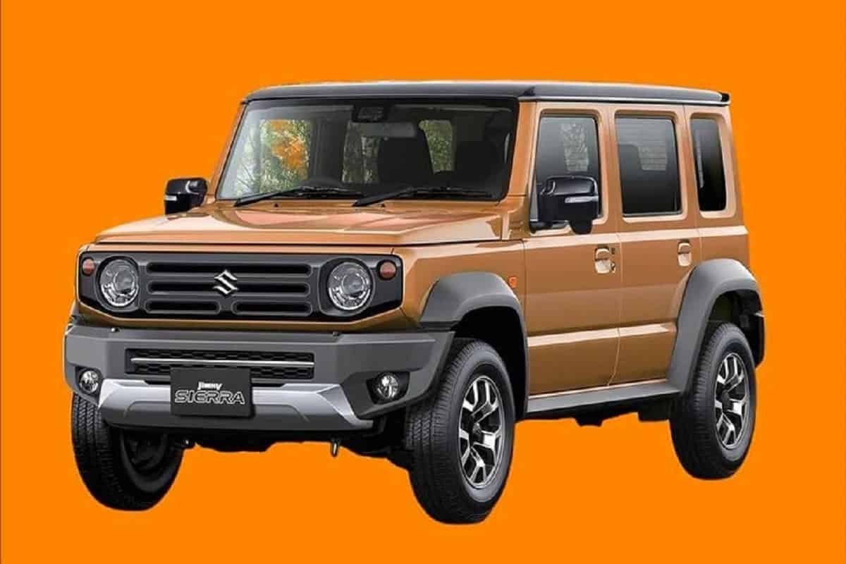 Maruti Jimny 5 door rendering