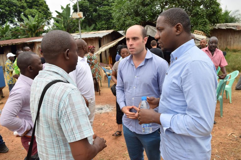 Glenn Hurowitz in Gabon with local partners