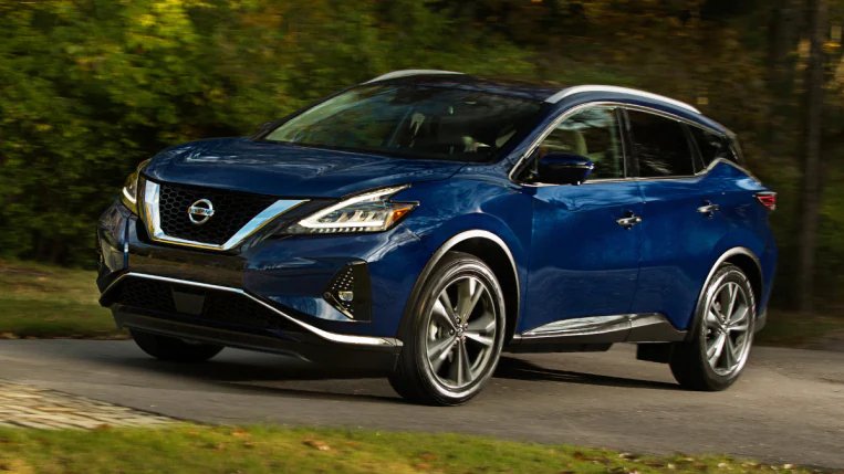 2021 Nissan Murano in blue.