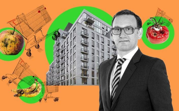 NYC to Expand Supermarket Development Incentive Program 1 HAP Investment Developers CEO Eran Polack with 2211 Third Avenue (HAP, StreetEasy)