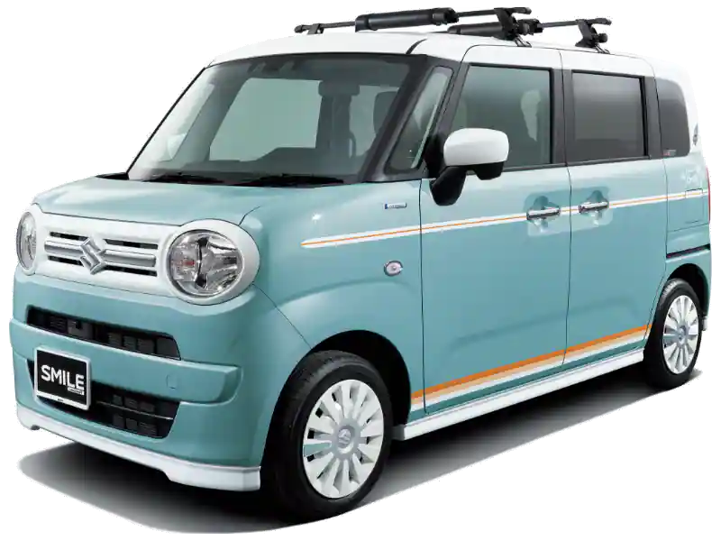One of the many paint schemes available with the WagonR Smile